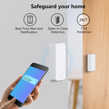 Smart Wi-Fi Door Sensor  Alarm Security Protection