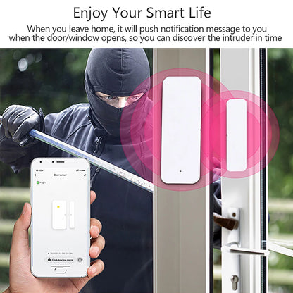 Smart Wi-Fi Door Sensor  Alarm Security Protection