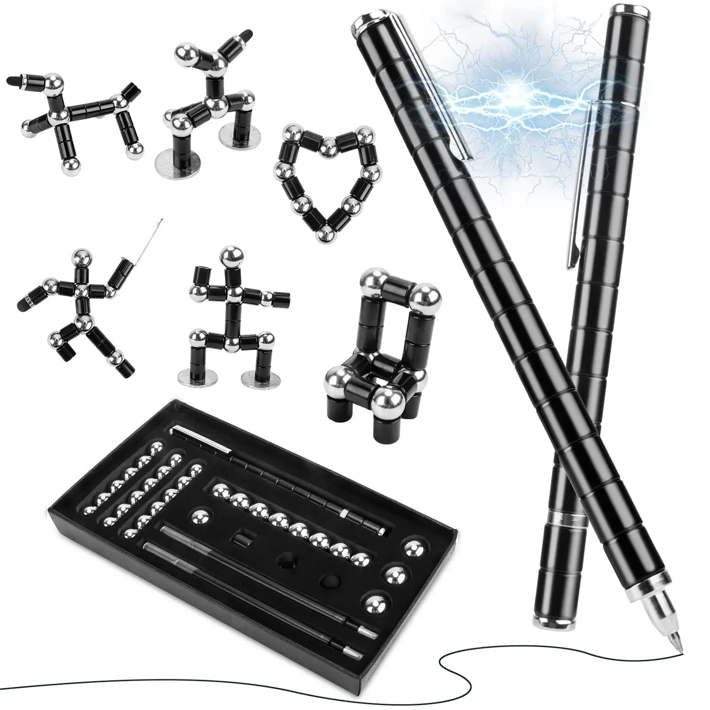 Magnetic DIY Multifunctional  Magnet Writing Ballpoint Toy Pen