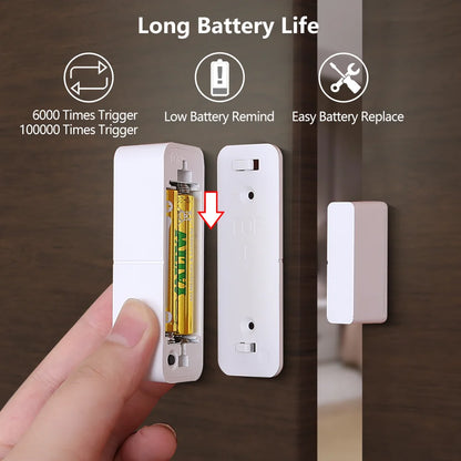 Smart Wi-Fi Door Sensor  Alarm Security Protection