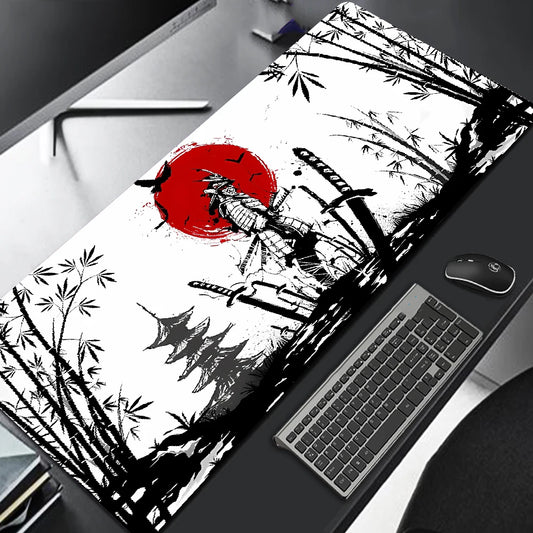 Samurai Warrior Table Mat / Gaming PC Desk Accessory