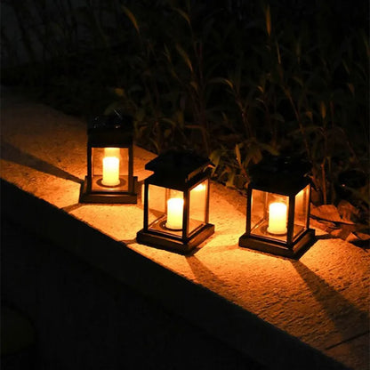 Outdoor Garden Solar Retro Lantern Lights