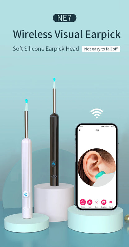 Smart Visual Ear Cleaner with Camera 1296P