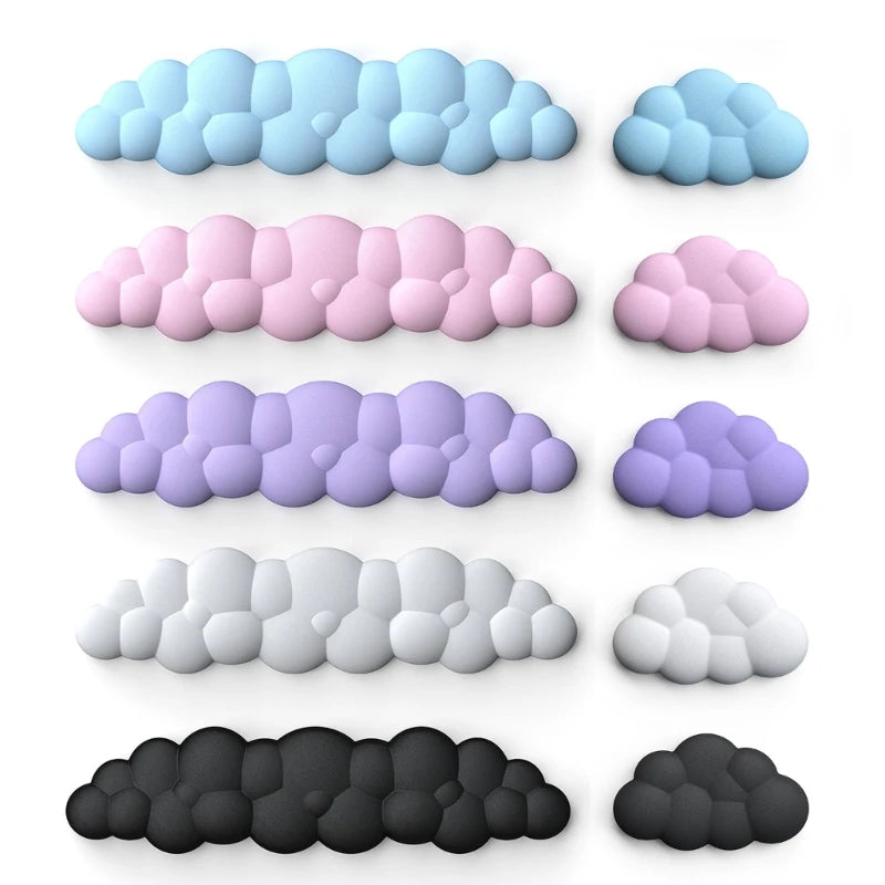 Cloud Shape Soft Hand Rest for Keyboard Mousepad