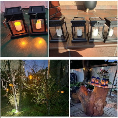 Outdoor Garden Solar Retro Lantern Lights