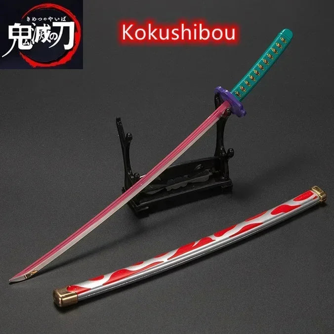 Demon Slayer 25cm Metal Katana Swords Toy