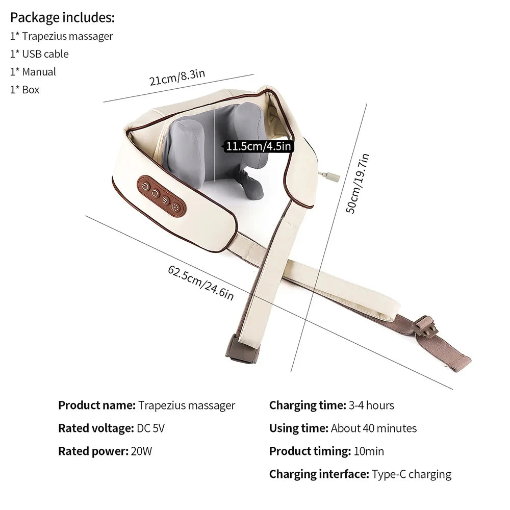 20-26W Neck And Shoulder Wireless Massager