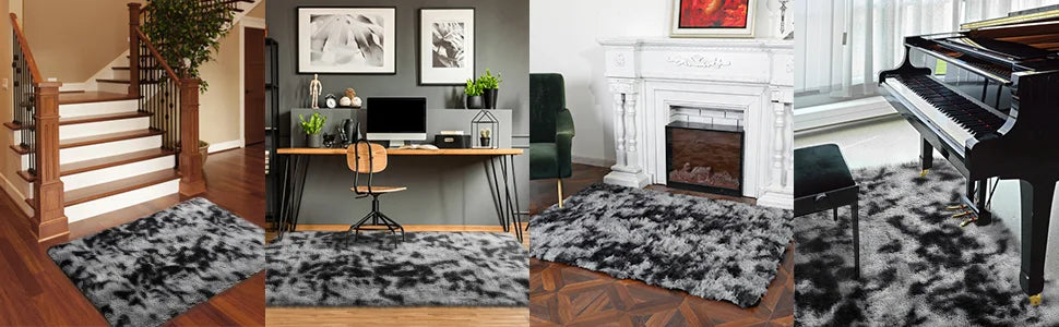 Silk Wool Rug Carpet For Bedroom , Living Room, Room Decoration