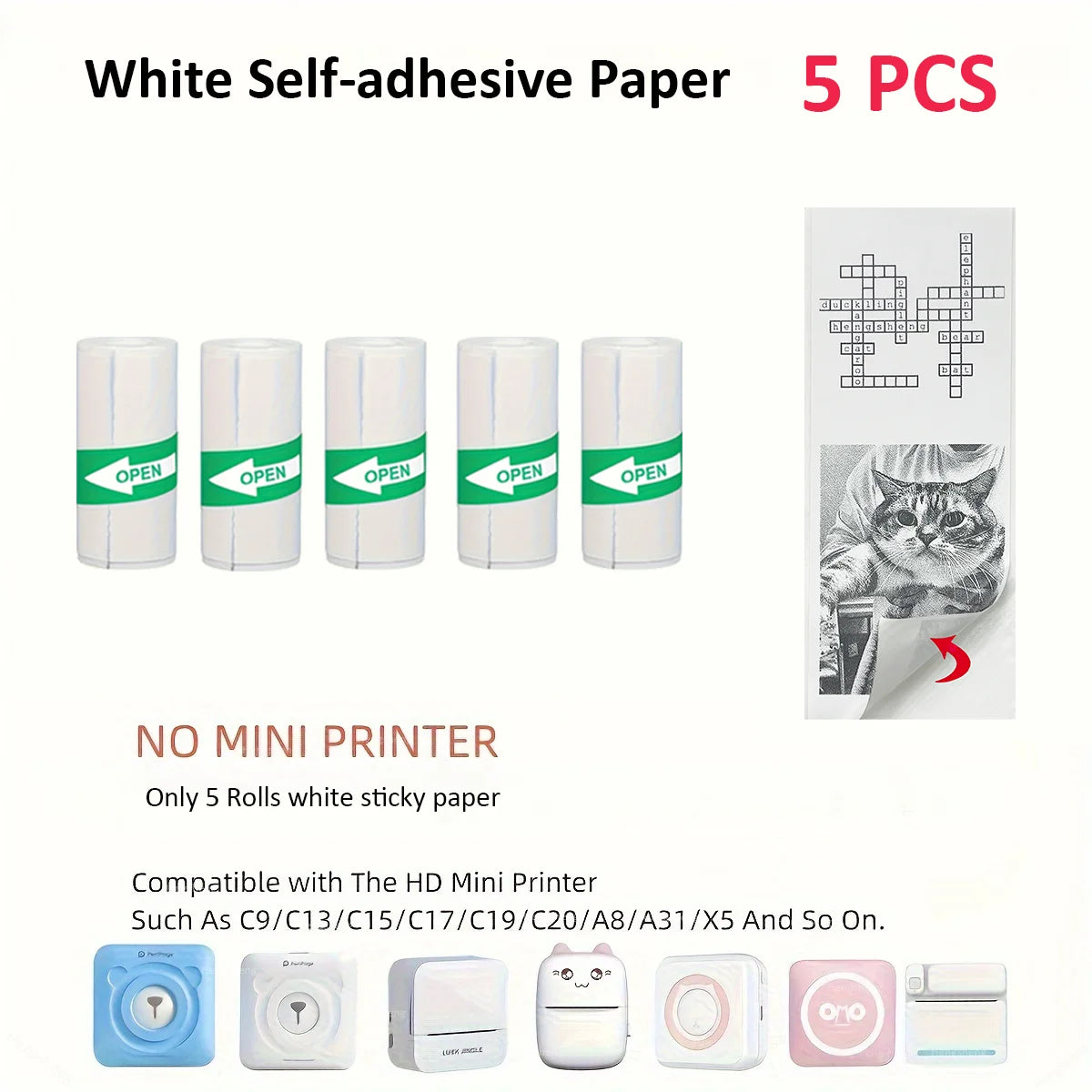 Thermal Portable Inkless Mini Bluetooth Printer