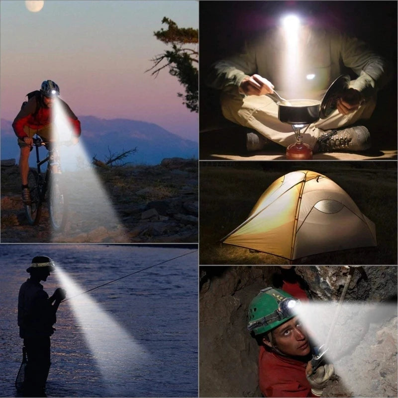 Rechargeable Waterproof  LED Headlamp Torch