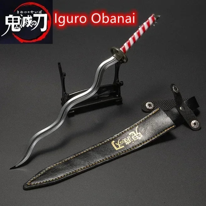 Demon Slayer 25cm Metal Katana Swords Toy