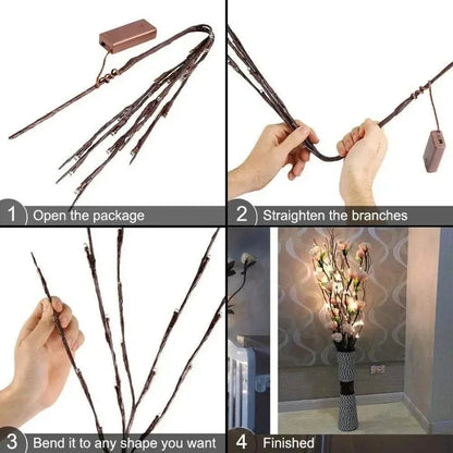 LED Artificial Branch Lamp For Decor