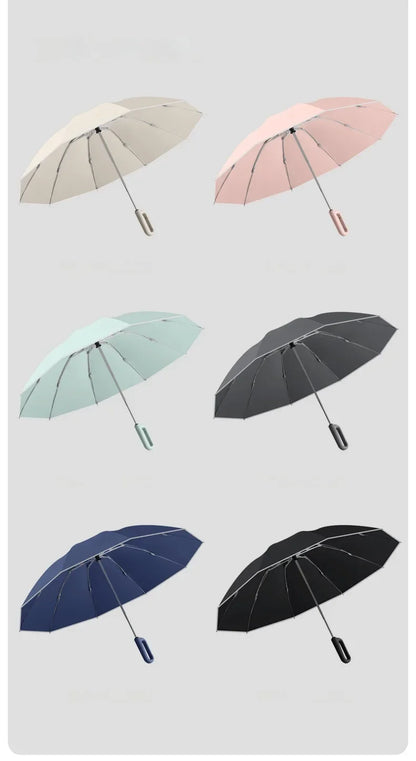 Automatic Folding Umbrella With Reverse Reflective Strip