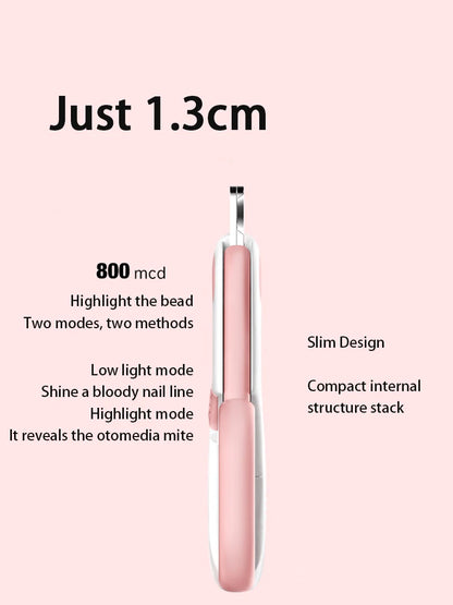 LED Light pet Nail  Trimmer with Safety Lock