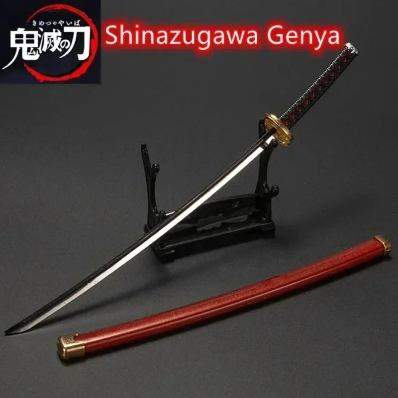 Demon Slayer 25cm Metal Katana Swords Toy