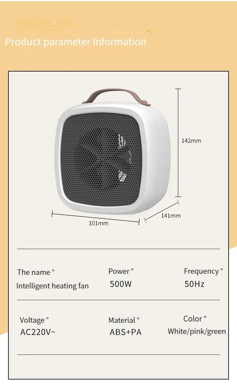 Small Portable 500W Indoor Heater