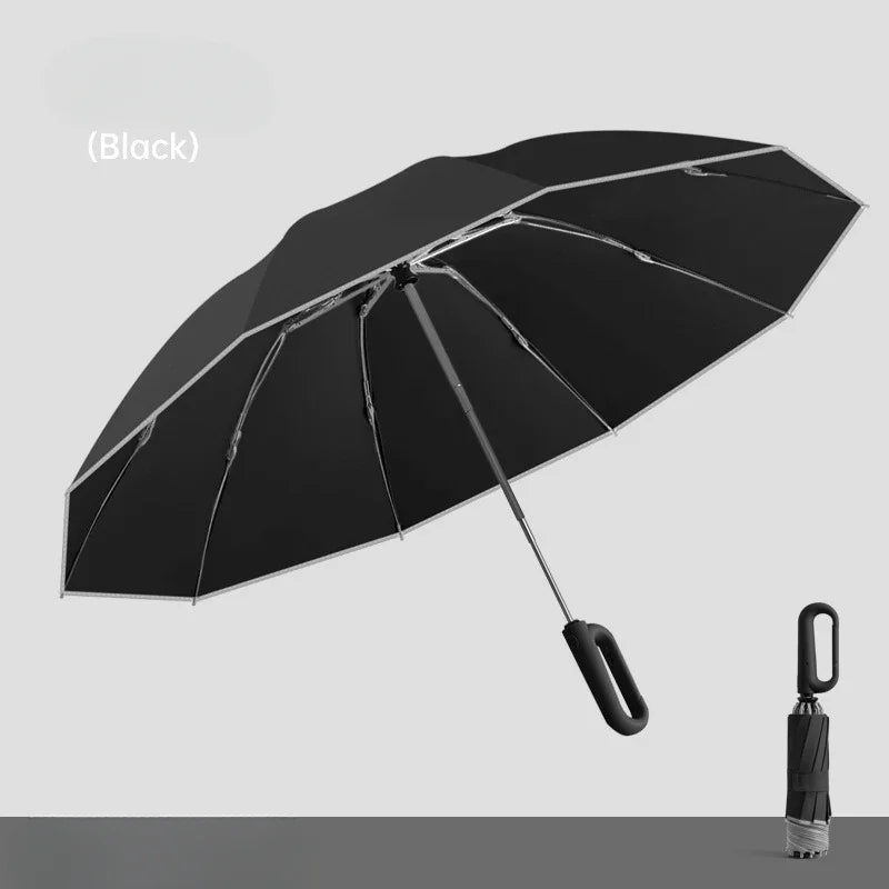 Automatic Folding Umbrella With Reverse Reflective Strip