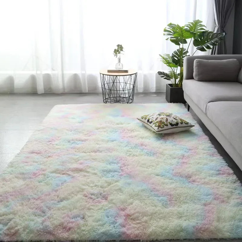 Silk Wool Rug Carpet For Bedroom , Living Room, Room Decoration