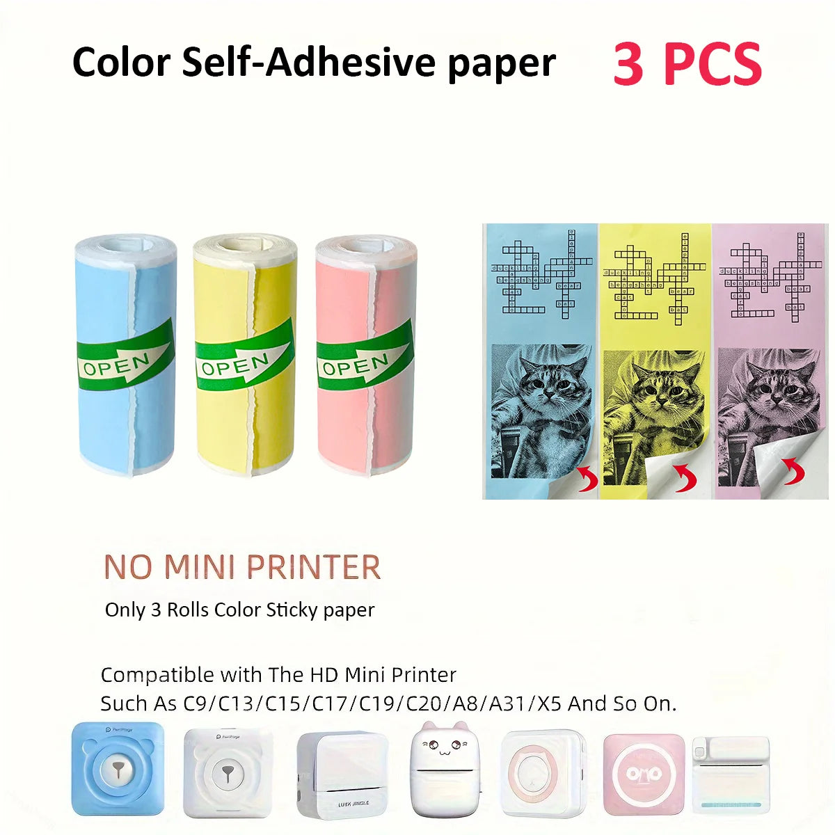 Thermal Portable Inkless Mini Bluetooth Printer